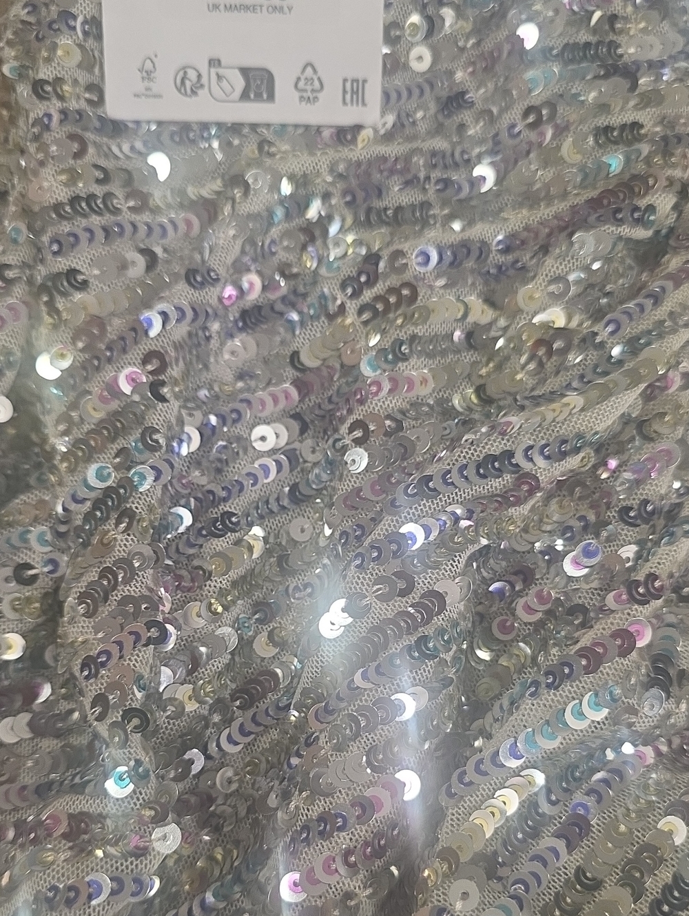 Sz XS New ZARA MINI SLIP DRESS WITH SEQUINS - Picture 4 of 4